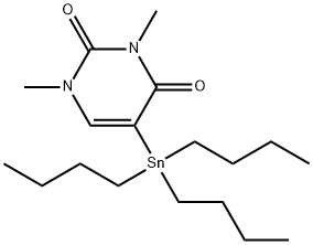 5-三丁基锡-1,3-二甲基尿嘧啶,103408-63-5,结构式