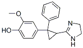 4-[2-(4,5-dihydro-1H-imidazol-2-yl)-1-phenyl-cyclopropyl]-2-methoxy-ph enol,103419-20-1,结构式