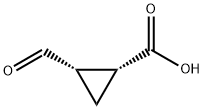 1-formylcyclopropane-2-carboxylic acid Structure