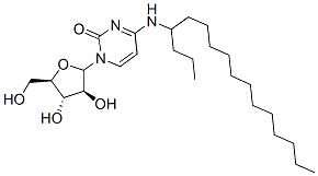 N(4)-hexadecyl-1-arabinofuranosylcytosine Structure