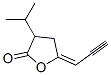 2(3H)-Furanone,dihydro-3-(1-methylethyl)-5-(2-propynylidene)-,(E)-(9CI) 化学構造式