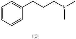 dimethyl-(3-phenylpropyl)azanium chloride Struktur