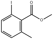 2-碘-6-甲基苯甲酸甲酯, 103440-55-7, 结构式