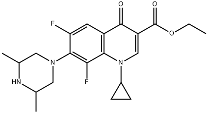 3-Quinolinecarboxylic acid, 1-cyclopropyl-7-(3,5-diMethyl-1-piperazinyl)-6,8-difluoro-1,4-dihydro-4-oxo-, ethyl ester|