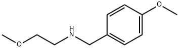 (4-甲氧基苄基)(2-甲氧基乙基)胺,103464-79-5,结构式