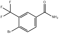 4-溴-3-(三氟甲基)苯甲酰胺, 1034690-74-8, 结构式