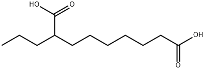 Nonanedioic acid, 2-propyl- Struktur