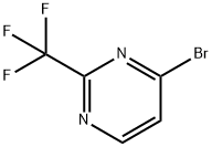 4-broMo-2-(trifluoroMethyl)pyriMidine Struktur