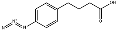 4-(4-AZIDOPHENYL)BUTYRIC ACID 结构式