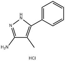 4-METHYL-5-PHENYL-2H-PYRAZOL-3-YLAMINEHYDROCHLORIDE Structure