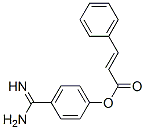 4-Amidinophenyl cinnamate Structure