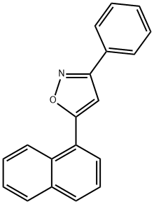 5-(1-Naphtyl)-3-phenylisoxazole Struktur