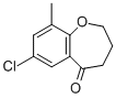 7-Chloro-9-methyl-3,4-dihydro-2H-benzo[b]oxepin-5-one Structure