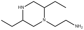 Piperazine, 1-(2-aminoethyl)-2,5-diethyl- (6CI) Structure