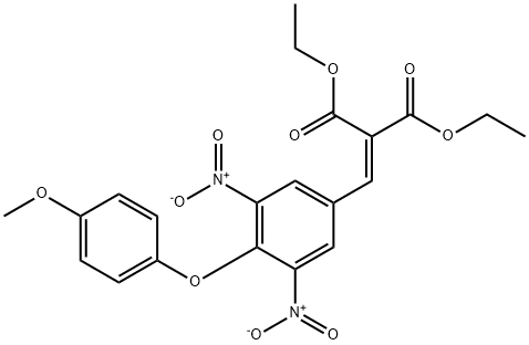 2-[4-(4-METHOXY-PHENOXY)-3,5-DINITRO-BENZYLIDENE]-말론산디에틸에스테르