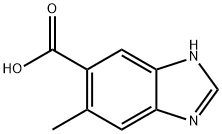 6-甲基苯并咪唑-5-甲酸盐酸盐 结构式