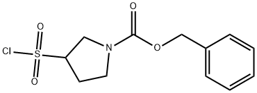 1-CBZ-3-CHLOROSULFONYL-PYRROLIDINE Struktur