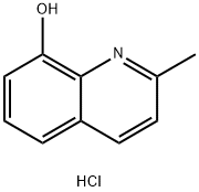 2-甲基喹啉-8-醇盐酸盐,10352-27-9,结构式