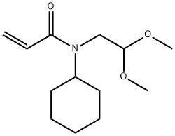 N-cyclohexyl-N-(2,2-diMethoxyethyl)acrylaMide Structure