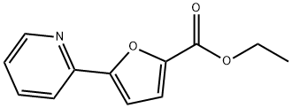 Ethyl 5-(2-pyridyl)-2-furoate Struktur