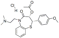diltiazem hydrochloride Struktur