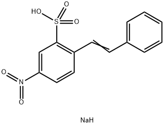 sodium 4-nitro-2-stilbenesulphonate Structure
