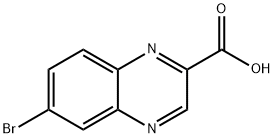 6-溴喹喔啉-2-羧酸, 103596-11-8, 结构式