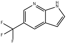 1H-Pyrrolo[2,3-b]pyridine, 5-(trifluoromethyl)- Struktur