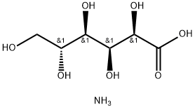 D-グルコン酸/アンモニア,(1:x) 化学構造式