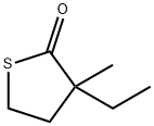 α-エチル-α-メチル-チオブチロラクトン 化学構造式