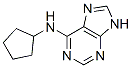 9H-Purin-6-amine, N-cyclopentyl-,103626-36-4,结构式