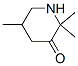 2,2,5-Trimethyl-3-piperidinone 结构式