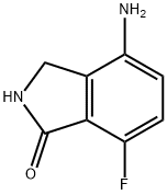 4-氨基-7-氟-2,3-二氢-1H-异吲哚-1-酮, 1036388-91-6, 结构式