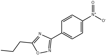 3-(4-NITROPHENYL)-5-PROPYL-1,2,4-OXADIAZOLE Struktur