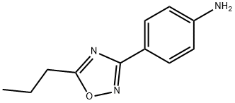 4-(5-Propyl-1,2,4-oxadiazol-3-yl)aniline Struktur