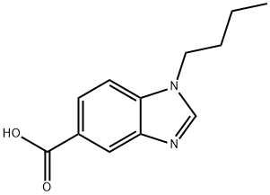 1-Butyl-1,3-benzodiazole-5-carboxylic acid Structure