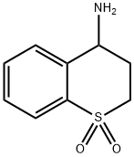 1,1-DIOXIDO-3,4-DIHYDRO-2H-THIOCHROMEN-4-YLAMINE HYDROCHLORIDE 结构式