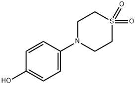4-(4-HYDROXYPHENYL)THIOMORPHOLINE 1,1-DIOXIDE Structure