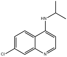 4-Quinolinamine, 7-chloro-N-(1-methylethyl)- Structure