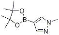 1-Methyl-4-(4,4,5,5-tetraMethyl-1,3,2-dioxaborolan-2-yl)-1H-pyrazole 化学構造式