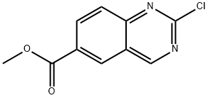 2-クロロキナゾリン-6-カルボン酸メチル 化学構造式