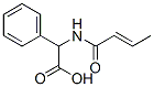 Benzeneacetic  acid,  -alpha--[(1-oxo-2-butenyl)amino]-  (9CI) Structure
