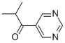 1-Propanone, 2-methyl-1-(5-pyrimidinyl)- (9CI) Structure