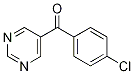 Methanone, (4-chlorophenyl)-5-pyriMidinyl- 化学構造式