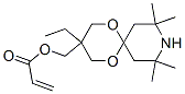 Acrylic acid 3-ethyl-8,8,10,10-tetramethyl-1,5-dioxa-9-azaspiro[5.5]undecan-3-ylmethyl ester 结构式