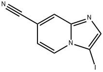 3-碘咪唑并[1,2-A]吡啶-7-甲腈, 1036990-70-1, 结构式