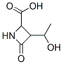 2-Azetidinecarboxylic acid, 3-(1-hydroxyethyl)-4-oxo- (9CI) Struktur