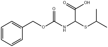 2-(benzyloxycarbonyl)-2-(isopropylthio)acetic acid Structure