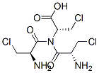 beta-chloroalanyl-beta-chloroalanyl-beta-chloroalanine Structure