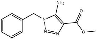 methyl 5-amino-1-benzyl-1H-1,2,3-triazole-4-carboxylate Structure
